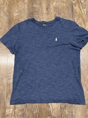 Polo Ralph Lauren Heather Blue Crew Neck Size M Unisex